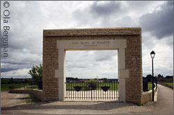 Vougeot premier cru Clos Blanc, monopole owned by Domaine de la Vougeraie.