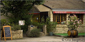 Restaurant La Crémaillère in Auxey-Duresses.