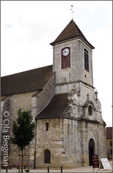 The church in Morey-Saint-Denis, Burgundy.