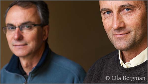 François Millet and Eric Bourgogne of Domaine Comte Georges de Vogüé.