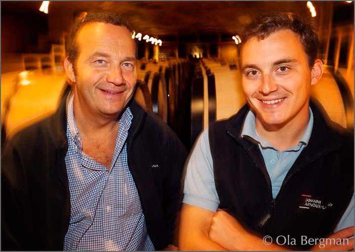 Pascal and Charles Lachaux, Domaine Arnoux Lachaux, Vosne-Romanée.