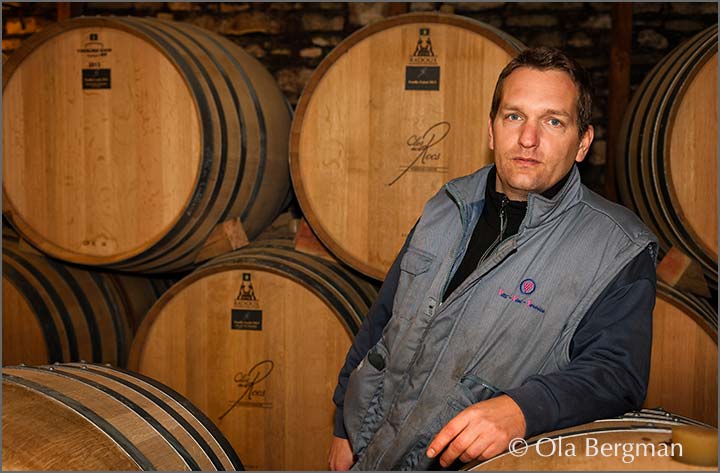 Olivier Giroux at Domaine du Clos des Rocs.