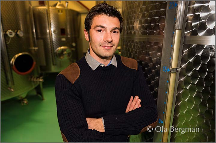 Florent Dauvissat at Domaine Agnès et Didier Dauvissat, Beine.