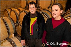 Marie-Laure Bouzereau and Marie-Anne Bouzereau at Domaine Hubert Bouzereau-Gruère et Filles in Meursault.