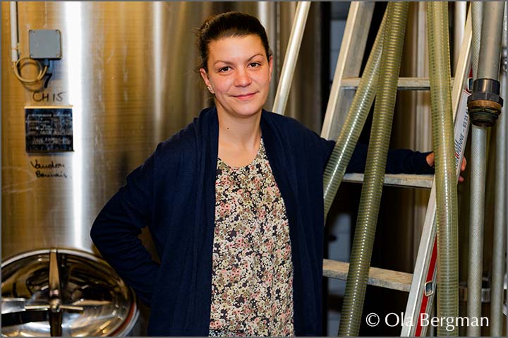 Nathalie Oudin at Domaine Oudin in Chichée.