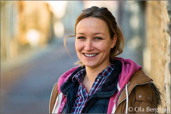 Amélie Berthaut at Domaine Berthaut-Gerbet in Fixin, Burgundy.