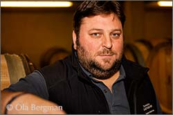 Jérôme Castagnier at Domaine Jérôme Castagnier in Morey-Saint-Denis.