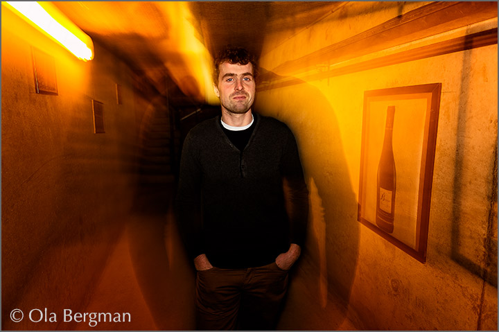 Pierre Sorin at Domaine Sorin Coquard in Saint-Bris-le-Vineux, Burgundy.