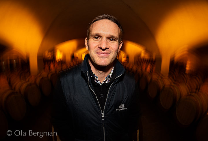 Sylvain Pabion at Château de Marsannay, Burgundy.
