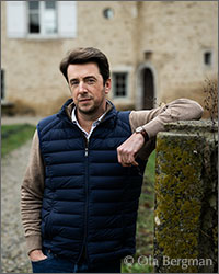 Mathieu Socrate at Domaine Socrate in Granges, Burgundy.